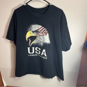 Land Of The Free Shirt Men’s 2xl Black